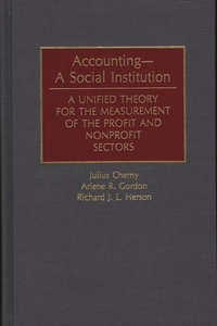 Accounting--A Social Institution