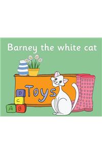 Barney the white cat