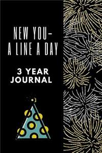 New You A Line A Day A 3 Year Journal