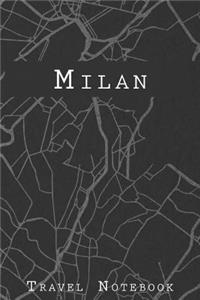 Milan Travel Notebook