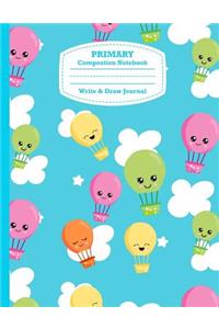 Primary Composition Notebook K-2 & 3 Write & Draw Journal