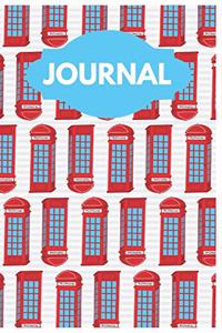 Journal: Great London Journal/Notebook for Adults/Children Traveling Lovers to Writing (6x9 Inch. 15.24x22.86 cm.) Journal Lined Paper 120 Blank Pages (WHITE