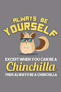 Always Be Yourself Except When You Can Be A Chinchilla