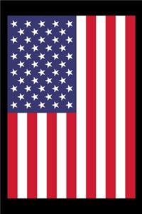 American Flag Notebook
