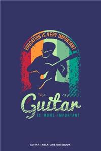 Guitar Tablature Notebook