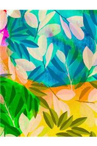 Composition Notebook College Ruled with Vibrant Watercolor Cover