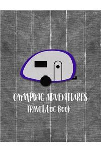 Camping Adventures Travel Log Book