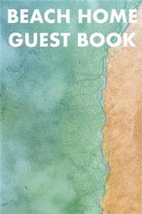 Beach Home Guest Book