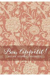 Bon Appétit! Recipes Journal Favorites