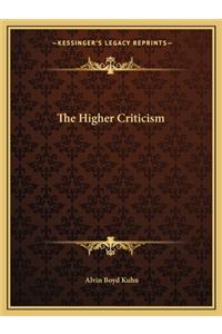 The Higher Criticism