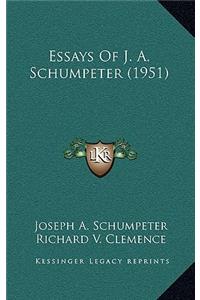Essays Of J. A. Schumpeter (1951)