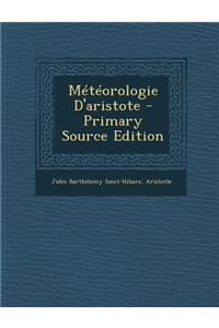Meteorologie D'Aristote