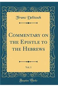 Commentary on the Epistle to the Hebrews; Volume 1