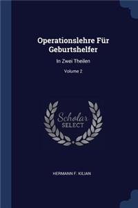 Operationslehre Für Geburtshelfer