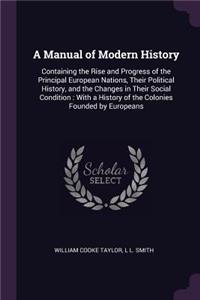 Manual of Modern History