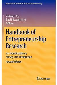 Handbook of Entrepreneurship Research