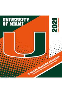 Miami Hurricanes 2021 12x12 Team Wall Calendar