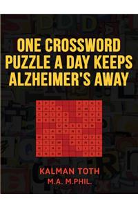 One Crossword Puzzle A Day Keeps Alzheimer's Away
