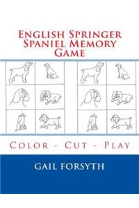 English Springer Spaniel Memory Game