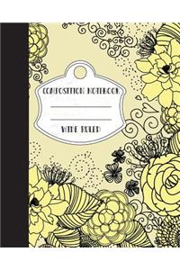 Flower Wide Ruled Composition Notebook 8