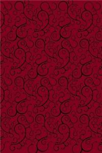 Burgandy Black Notebook