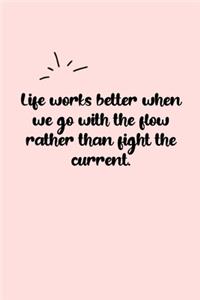 Life works better when we go with the flow rather than fight the current. Dot Grid Bullet Journal