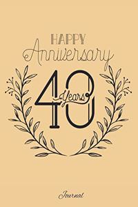 Happy Anniversary 40 Years
