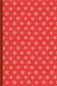 Winter and Snowflake - Blank Journal Notebook