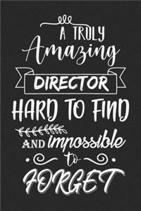 A Truly Amaging Director Hard To Find And Impossible to Forget Notebook