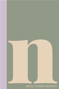 n - Weekly Planner and Notes