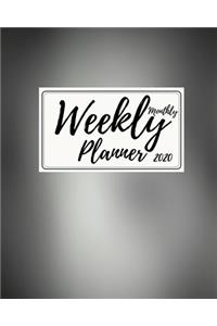 Weekly & Monthly Planner 2020
