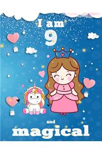 unicorn journal i am 9 and magical