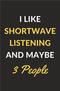 I Like Shortwave Listening And Maybe 3 People