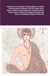 Fantasy Art Drawings Coloring Book