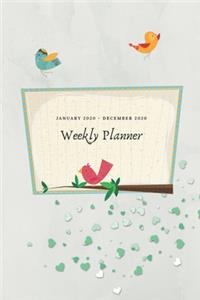 Weekly Planner January 2020 - December 2020