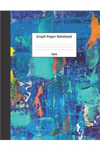 Graph Paper Notebook 4x4