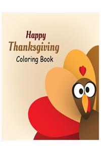 Happy Thanksgiving Coloring Book