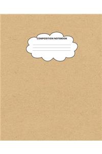 Brown Composition Notebook
