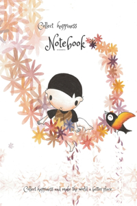 Collect happiness notebook for handwriting ( Volume 6)(8.5*11) (100 pages)