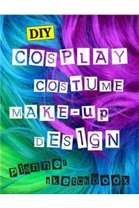 DIY Cospaly Costume Make-up Design Planner Sketchbook