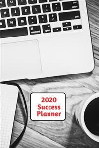 2020 Success Planner: Daily Business Planner in Black, White, and Red