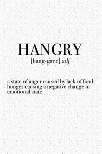 Hangry a State of Anger Caused by Lack of Food