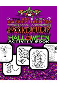Spooktacular Creepy Crawly Halloween Activity Book (Halloween Gifts for Kids)