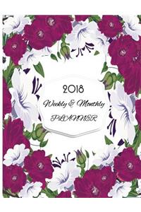 2018 Weekly & Monthly Planner