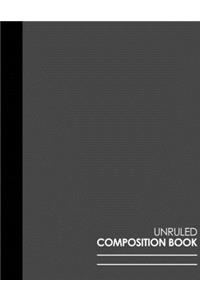 Unruled Composition Book