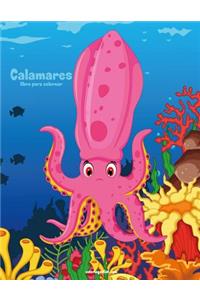 Calamares libro para colorear 1