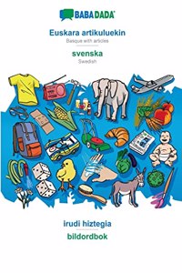 BABADADA, Euskara artikuluekin - svenska, irudi hiztegia - bildordbok