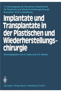 Implantate Und Transplantate in Der Plastischen Und Wiederherstellungschirurgie