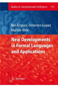 New Developments in Formal Languages and Applications