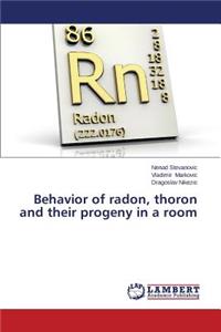Behavior of radon, thoron and their progeny in a room